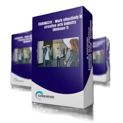 CUAIND311 - Work effectively in the creative arts industry (Release 1) Version 2026v2