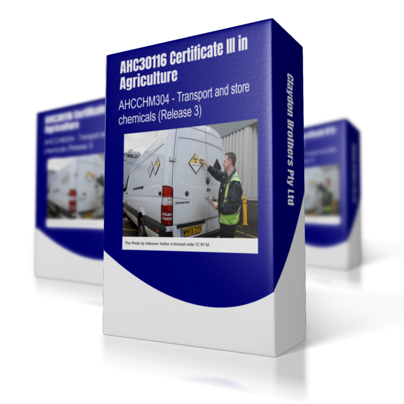 AHCCHM304 Transport and Store Chemicals