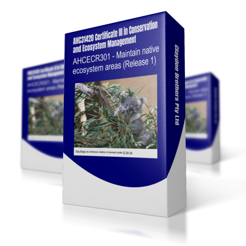 AHCECR301 - Maintain native ecosystem areas (Release 1)