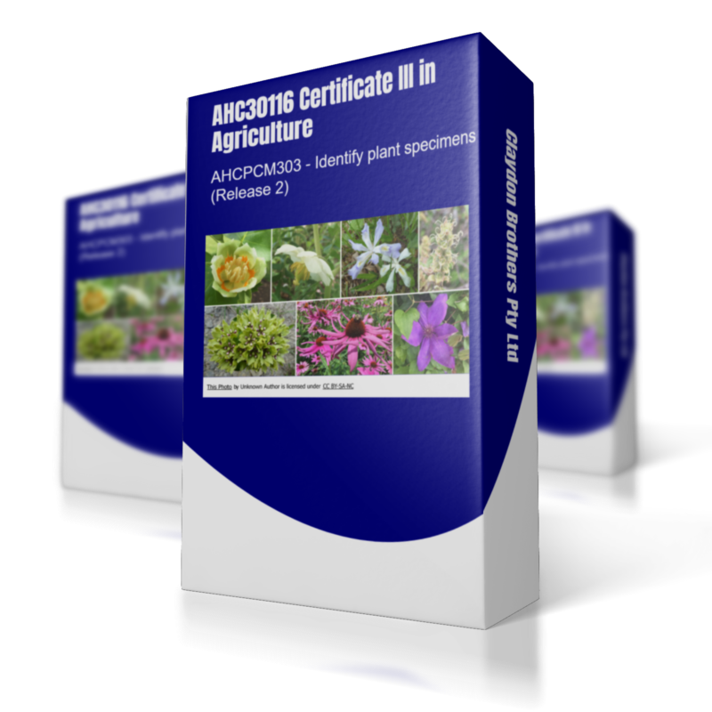 AHCPCM303 Identify Plant Specimens