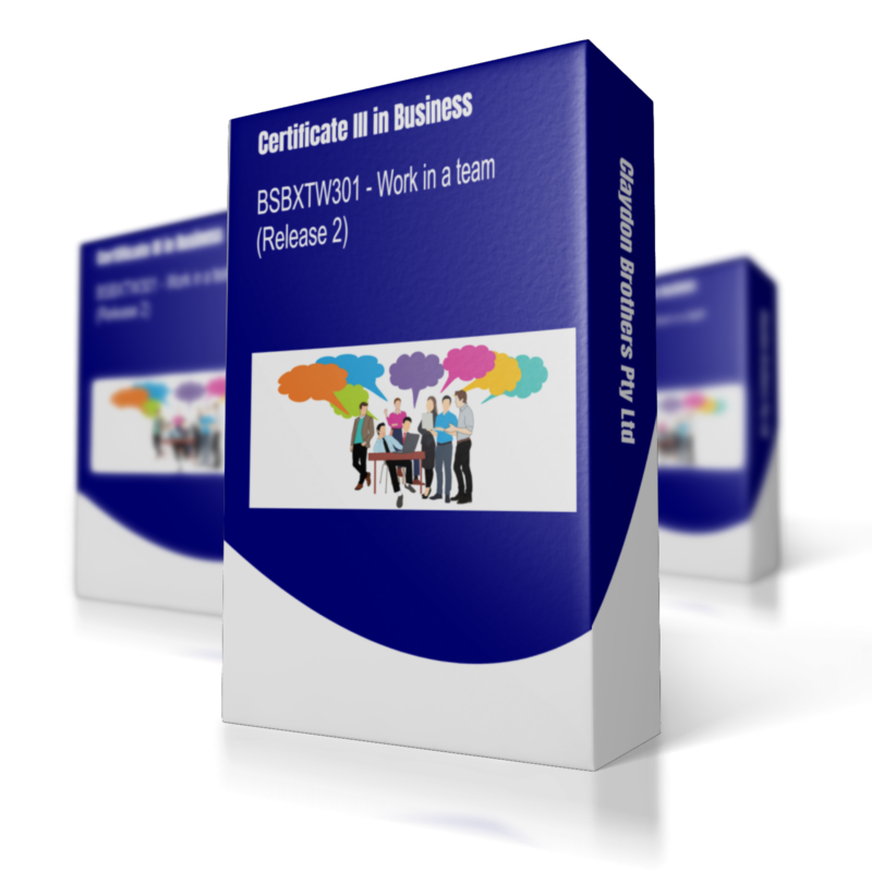 BSBXTW301 - Work in a team (Release 2)