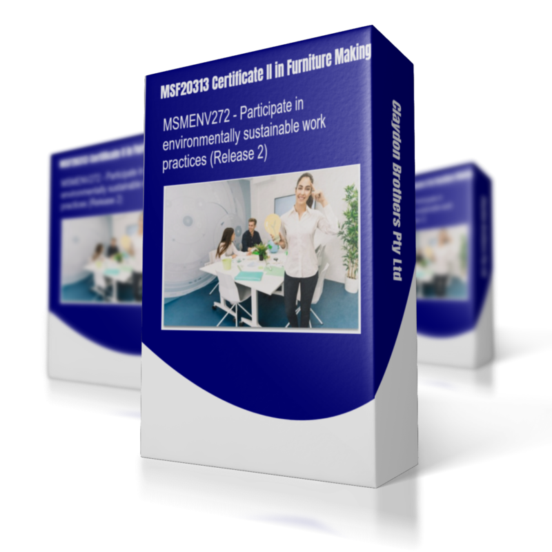 MSMENV272 - Participate in environmentally sustainable work practices (Release 2)