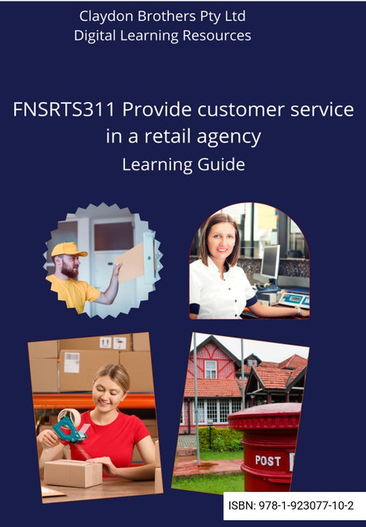 FNSRTS311 - Provide customer service in a retail agency (Release 1)