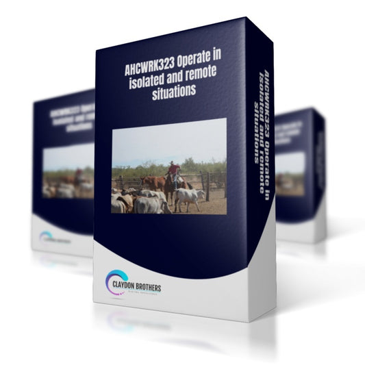 AHCWRK323 - Operate in isolated and remote situations (Release 1)