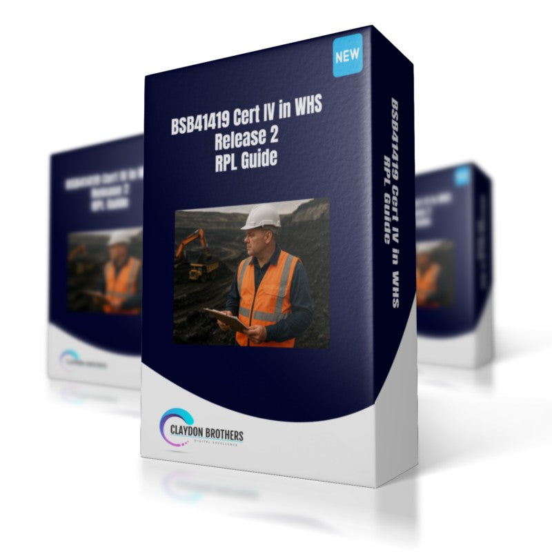 BSB41419 - Certificate IV in Work Health and Safety RPL Kit (Release 2 ...