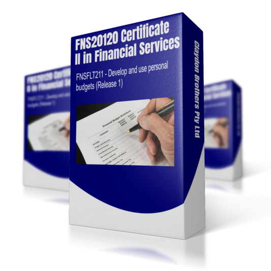 FNSFLT211 - Develop and use personal budgets (Release 1)