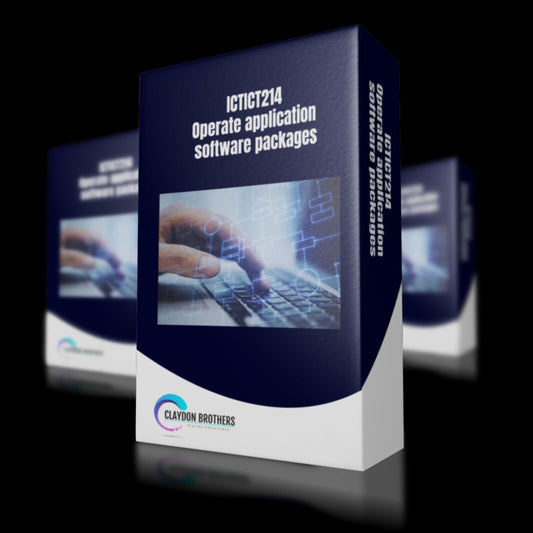 ICTICT214 - Operate application software packages (Release 2)