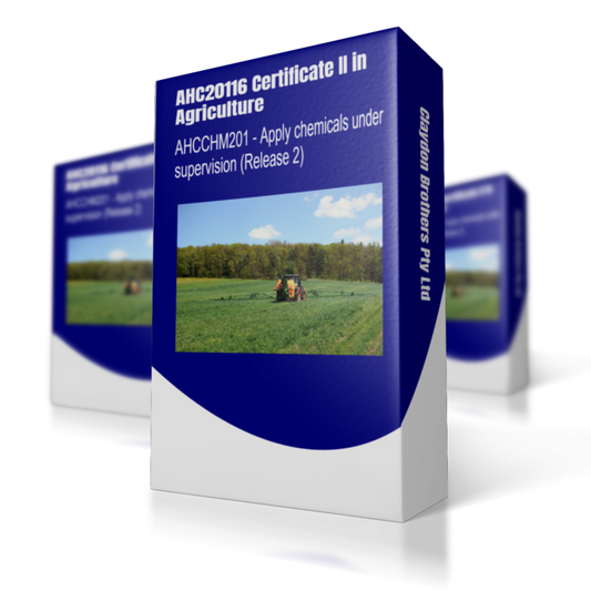 AHCCHM201 - Apply chemicals under supervision (Release 2)