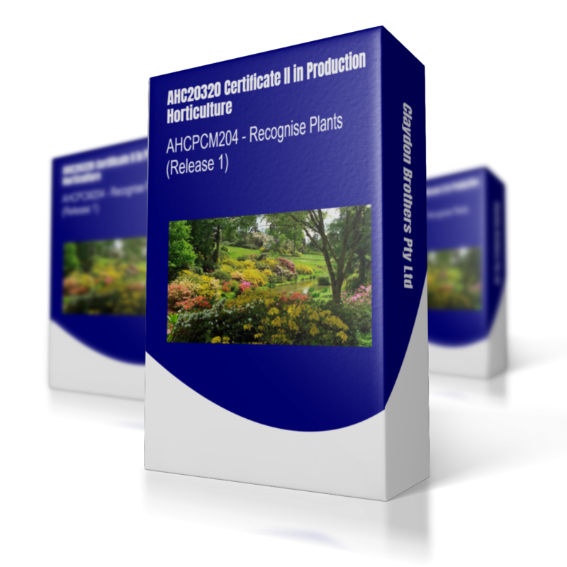 AHCPCM204 - Recognise plants (Release 1)