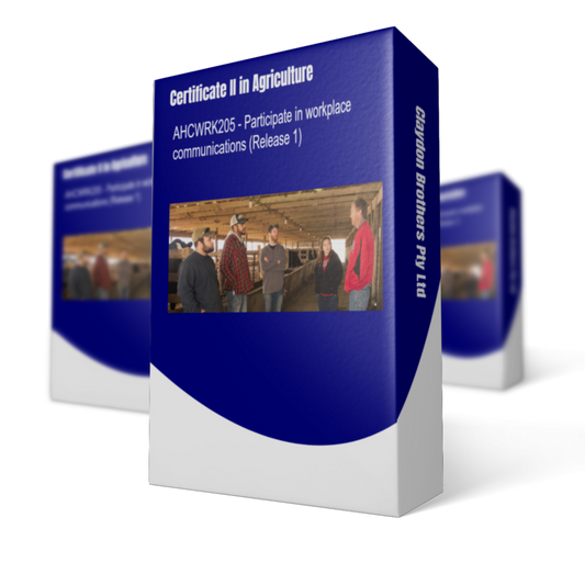 AHCWRK205 - Participate in workplace communications (Release 1)