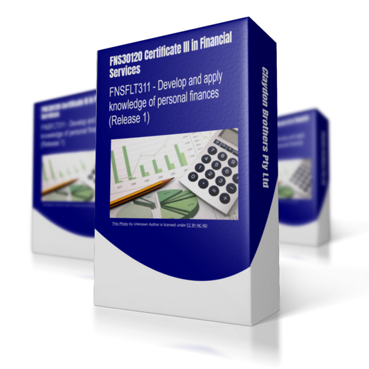 FNSFLT311 Develop and apply knowledge of personal finances