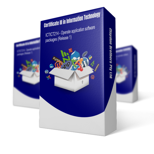 ICTICT214 - Operate application software packages (Release 1)